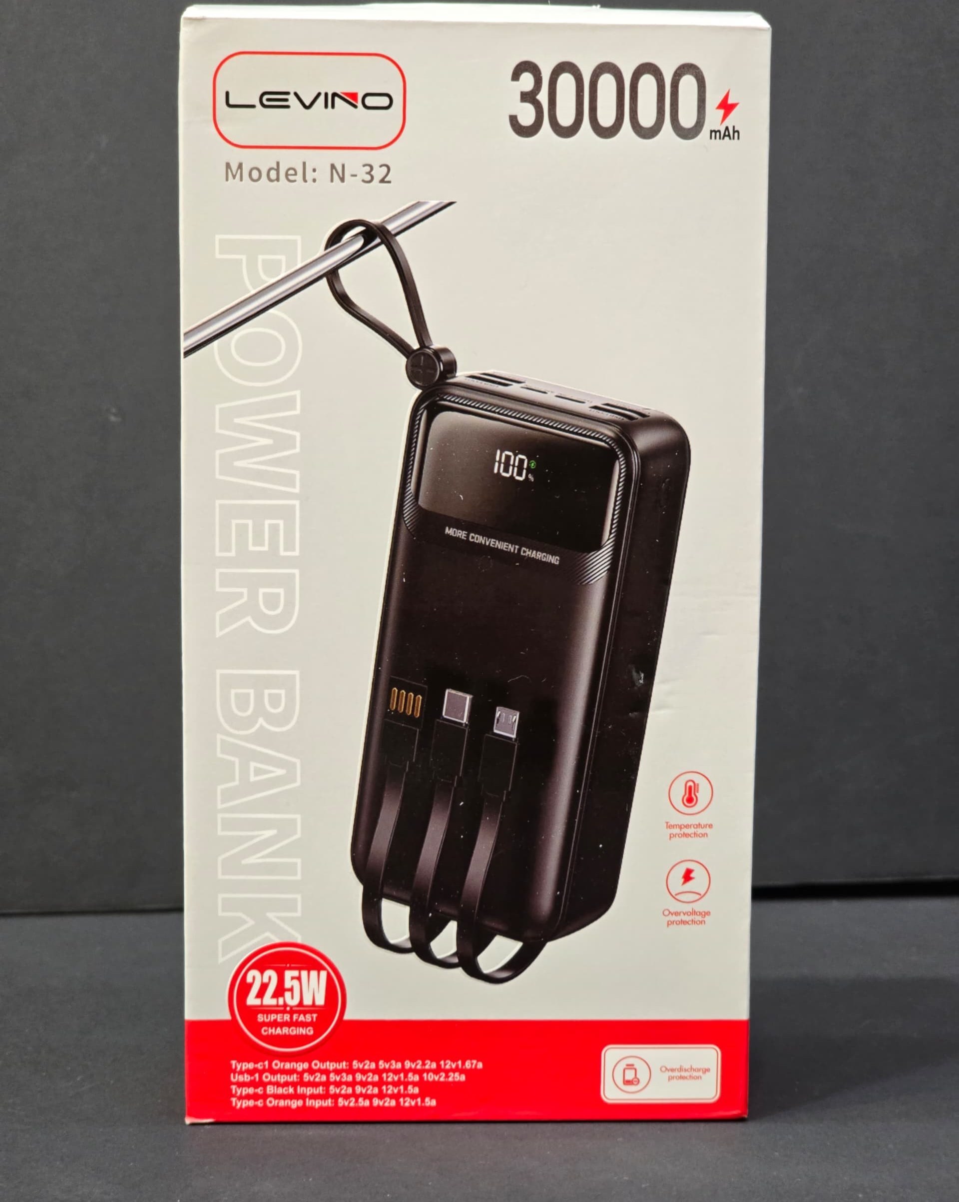 پاوربانک 30000 Levino N-32